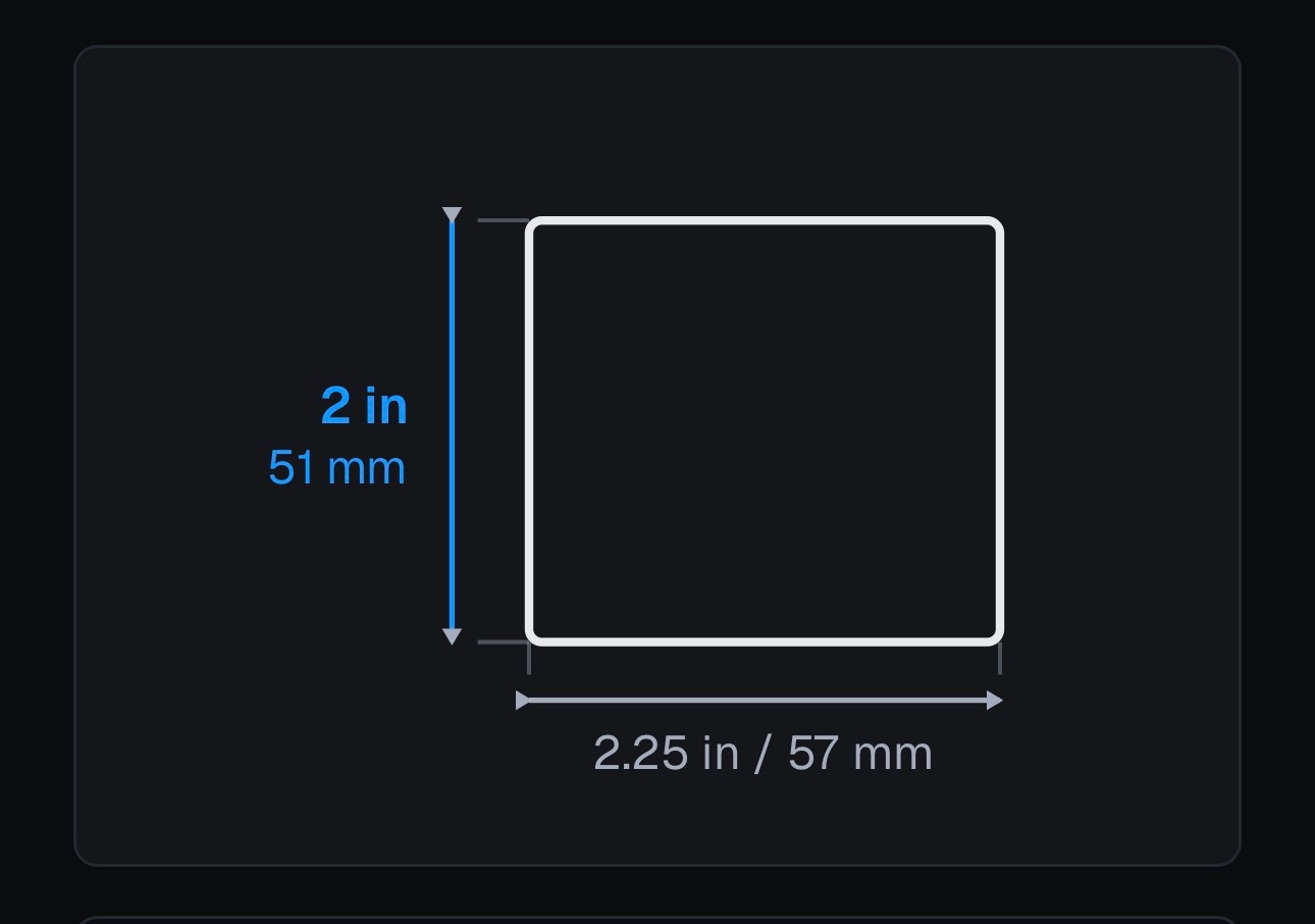 Headrail profile with calipers